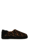 FENDI PRINTED SHEARLING SLIPPERS PRINTED FENDI UOMO 7+