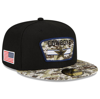 NEW ERA NEW ERA BLACK/CAMO DALLAS COWBOYS 2021 SALUTE TO SERVICE 59FIFTY FITTED HAT,4235514