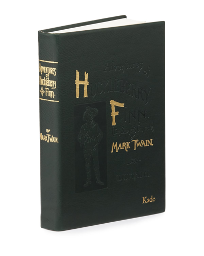 Graphic Image Adventures Of Huckleberry Fin" Book By Mark Twain, Personalized" In Black
