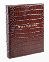 Graphic Image Wine Tabbed Leather Dossier