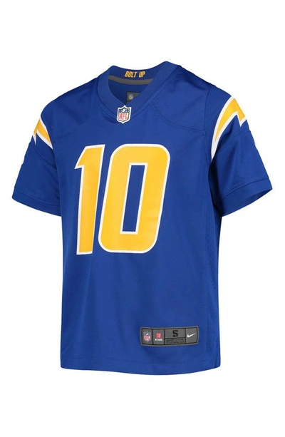Nike Kids' Youth  Justin Herbert Royal Los Angeles Chargers Game Jersey