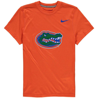 Nike Kids' Youth  Orange Florida Gators Logo Legend Dri-fit T-shirt