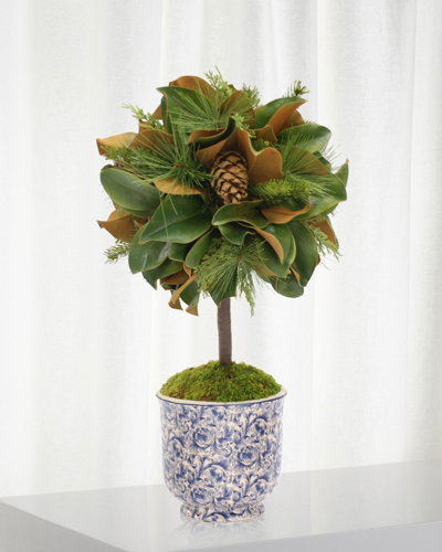 Winward Mix Magnolia In Brass Container