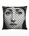 Fornasetti Burlesque Photograph-print Pillow
