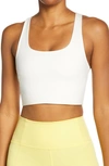 Girlfriend Collective Paloma Sports Bra In Ivory