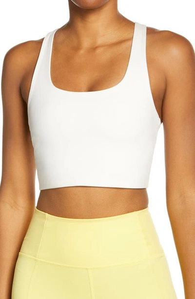 Girlfriend Collective Paloma Sports Bra In Ivory