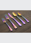 Cambridge Silversmiths Rhiannon Rainbow Mirror 20-piece Flatware Set, Service For 4