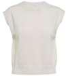 Brunello Cucinelli Cashmere Sweater Vest In Avena