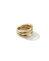 Ippolita Smooth Squiggle Triple Band Ring In 18k Gold In Gold