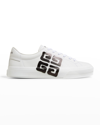Givenchy Man Sneakers White Size 6 Leather In White/black