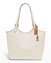 Coach Everyday Pebble Leather Tote Bag In B4chalk