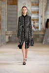Georges Hobeika Black Collard Midi Dress