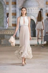 GEORGES HOBEIKA CREPE AND BEADED DRESS,GH22SDRTW06MD-16