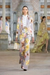 GEORGES HOBEIKA FLORAL PRINTED JACKET & PANTS WITH WHITE POPLIN SHIRT,GH22SRTW45-14