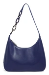 House Of Want Newbie Vegan Leather Shoulder Bag In Navy