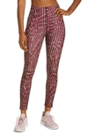 Sweaty Betty Power Pocket High Waist 7/8 Workout Leggings In Red Fan Print