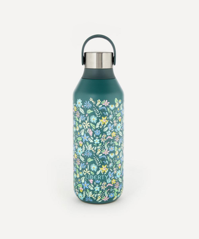 Chilly's Summer Sprigs Series 2 Water Bottle 500ml In Pine Green