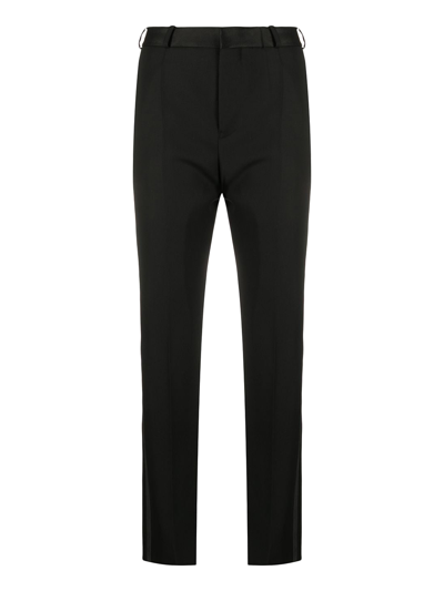 Haider Ackermann Silk Slim-fit Tailored Trousers In Black