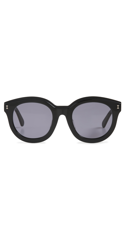 Illesteva Echo Park Black Sunglasses