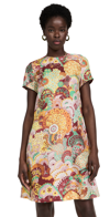 La Doublej Paisley-print Silk Swing Dress In Holi