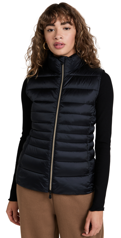 Save The Duck Lynn Short Puffer Vest In Black