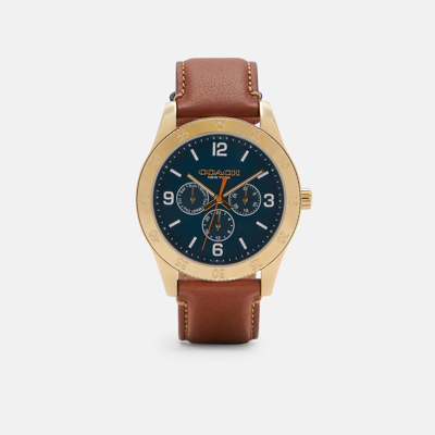 Coach Casey Watch, 42 Mm In Brown