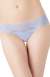 B.tempt'd By Wacoal 'lace Kiss' Thong In Brunnera Blue