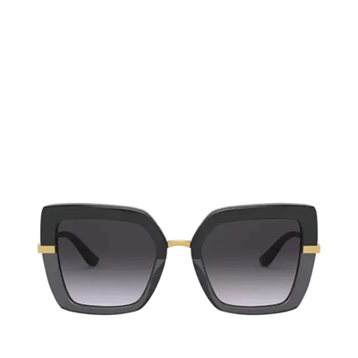 Dolce & Gabbana Dg4373 Black On Transparent Black Female Sunglasses