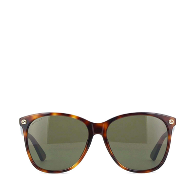 Gucci Gg0024s Havana Female Sunglasses In Multi