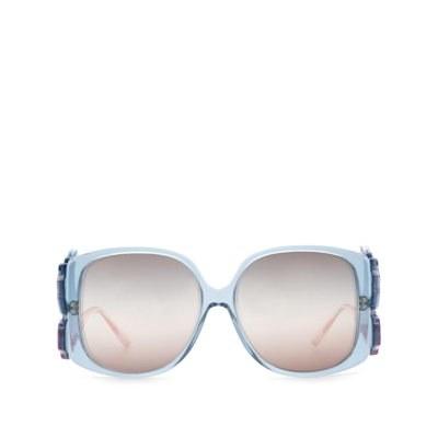 Giorgio Armani Ar 8137 Azure Female Sunglasses - Atterley