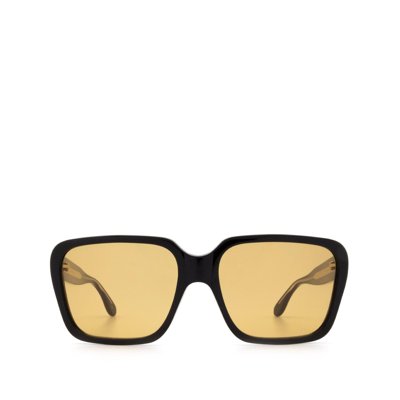 Gucci Yellow Square Mens Sunglasses Gg0786s-001 62 In Black,yellow