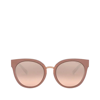 TIFFANY & CO TIFFANY TF4168 BEIGE PINK / TRANSPARENT BROWN FEMALE SUNGLASSES