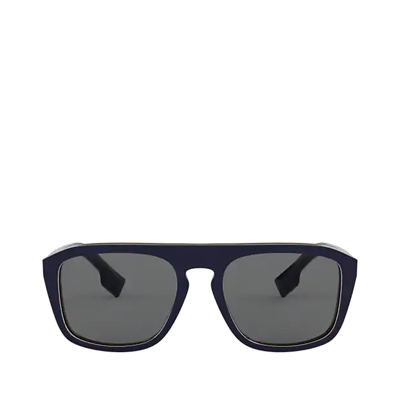 Burberry Be4286 Check Multilayer Blue Unisex Sunglasses