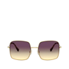 MIU MIU MIU MIU MU 61VS GOLD FEMALE SUNGLASSES