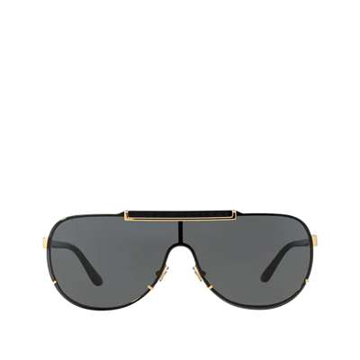 Versace Ve2140 Gold Male Sungl - Ç”·å£« In Dark Grey