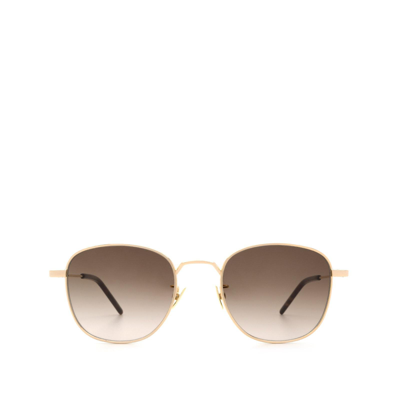 Saint Laurent Sl 299 Gold Unisex Sunglasses