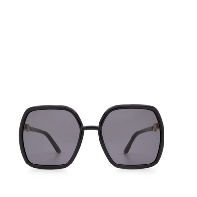 Gucci Gg0890s Square-frame Glass And Acetate Sunglasses In Grey