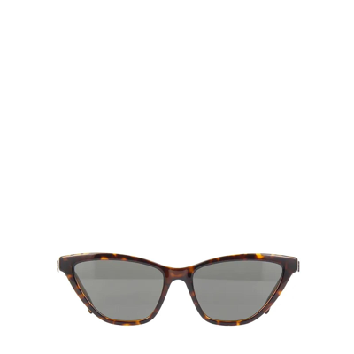 Saint Laurent Sl 333 Dark Havana Sunglasses In Pattern