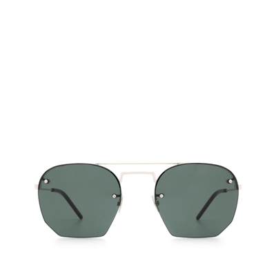 Saint Laurent Sl 422 Sunglasses In Silver