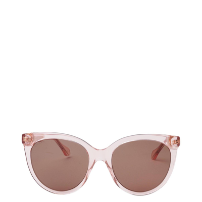 Gucci Gg0565s Transparent Pink Female Sunglasses