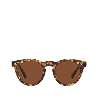 Oliver Peoples Brown Lewen Sunglasses - Atterley