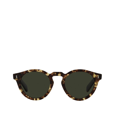 Oliver Peoples Ov5450su Martineaux Round-frame Acetate Sunglasses In Green