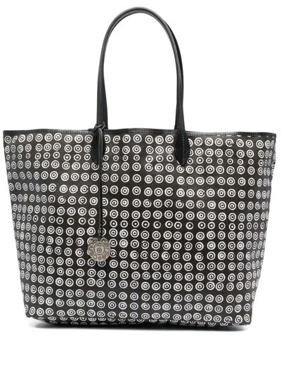 10 Corso Como Geometric-print Tote Bag In Braun