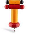 ALESSI SOTTSASS 100 VALUES COLLECTION CORKSCREW