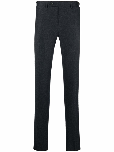 Canali Slim-cut Tailored Chinos In Grau