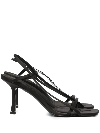 Alexander Wang Ivy 85mm Sandals In Black