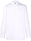 Barba Napoli Slim-cut Shirt In Weiss