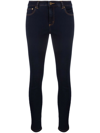 Michael Michael Kors High-rise Skinny Jeans In Blau