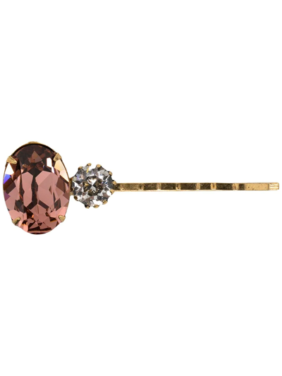 Jennifer Behr Crystal-embellished Hair Pin In Gold