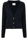 Nanushka Wool And Cashmere Jodi Cardigan In Blau